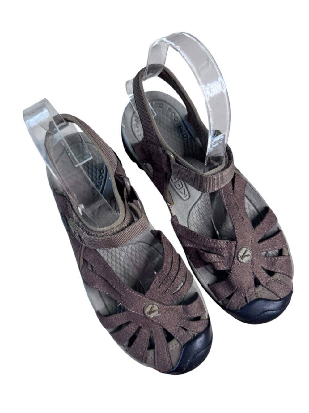 Keen Closed Toe Women's Rose Sandals Brown Water Shoes Hiking Size 7